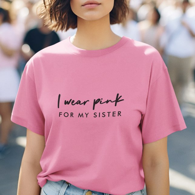 Camiseta Yo Uso Rosa | Compatibilidad con el cáncer de nomb (Subido por el creador)