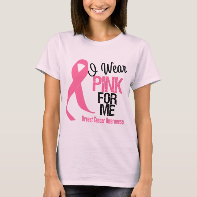 Camiseta Yo Uso Rosa Para Mí (Anverso)