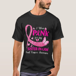 Camiseta Yo Uso Rosa Para Mi Hermana Con Cáncer De Mama Awa