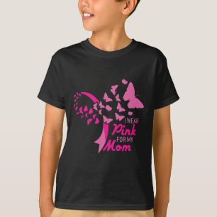 Camiseta Yo uso rosa para mi madre el examen de concienciac