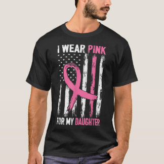 Camiseta Yo Uso Rosa Para Mis Hijas Conciencia De Cáncer De