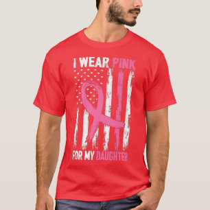 Camiseta Yo Uso Rosa Para Mis Hijas Conciencia De Cáncer De