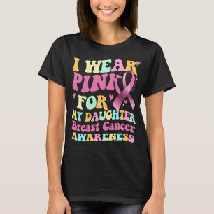 Camiseta Yo Uso Rosa Para Mis Hijas Conciencia De Cáncer De