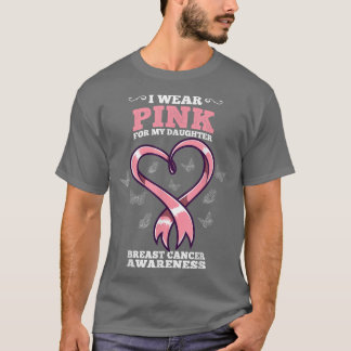 Camiseta Yo Uso Rosa Para Mis Hijas Conciencia De Cáncer De