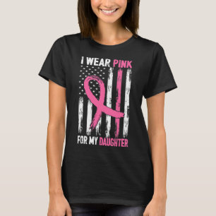 Camiseta Yo Uso Rosa Para Mis Hijas Conciencia De Cáncer De