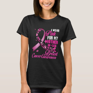 Camiseta Yo Uso Rosa Por Mi Suegra De Cáncer De Mama