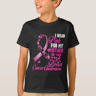 Camiseta Yo Uso Rosa Por Mi Suegra De Cáncer De Mama