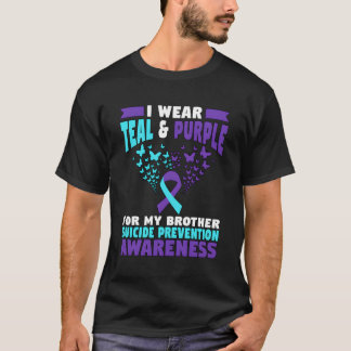 Camiseta Yo Uso Tealmorple Para Mi Suicidio De Hermano