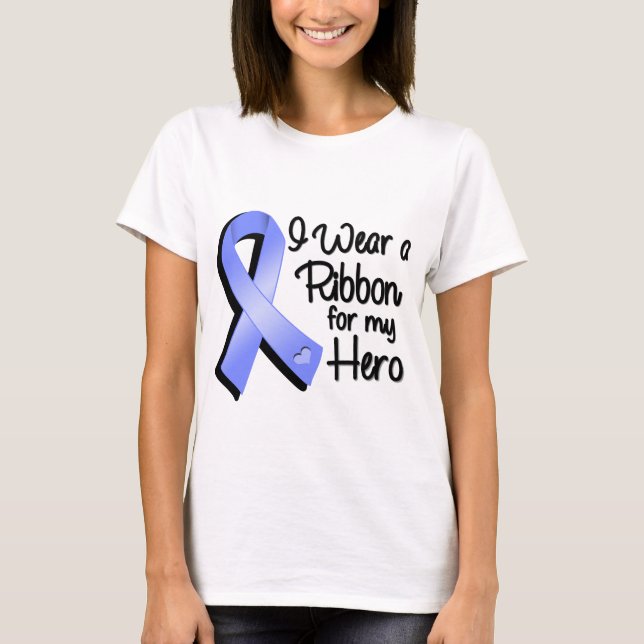 Camiseta Yo uso una cinta de opciones perwinkle para mi hér (Anverso)