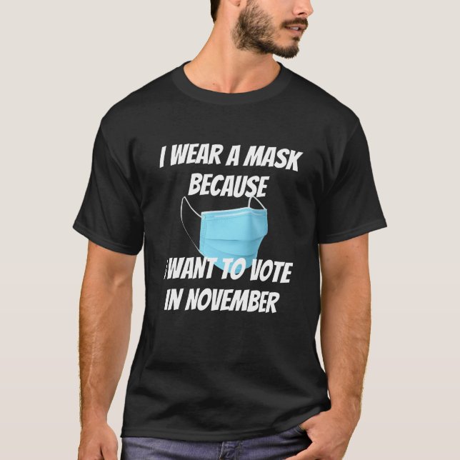 Camiseta Yo uso una máscara porque... (Anverso)