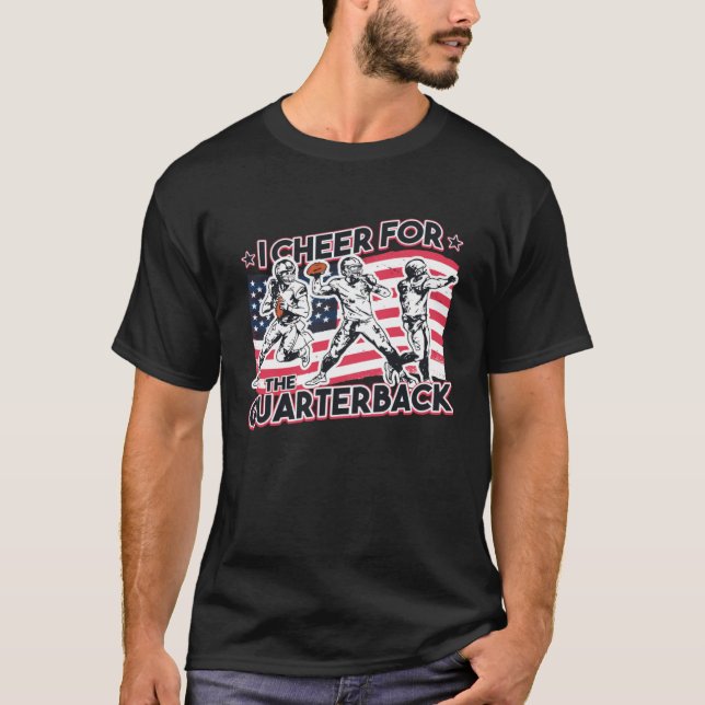Camiseta Yo viajo por el Quarterback (Anverso)
