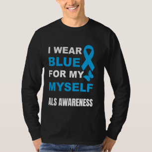 CAMISETA YO VISTO AZUL PARA LA CONCIENCIACIÓN SOBRE LA ELA