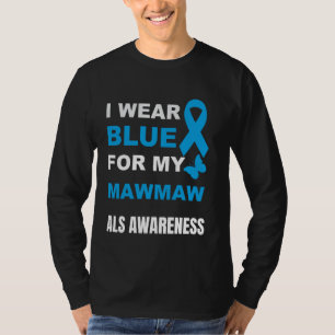 CAMISETA YO VISTO DE AZUL POR CONCIENCIACIÓN SOBRE LA ELA D