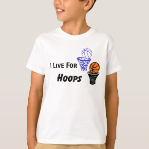 Camiseta Yo Vivo Para Hoops Boys Tee