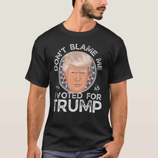 Camiseta Yo voté por Trump (Anverso)