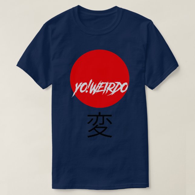 Camiseta ¡Yo! Weirdo Red Flavor Premium  (Diseño del anverso)