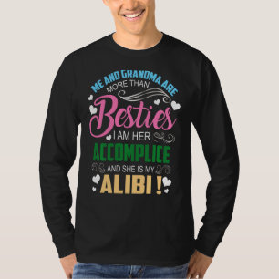 Camiseta Yo Y La Abuela Somos Más Que Besties Y Ella Es Mi