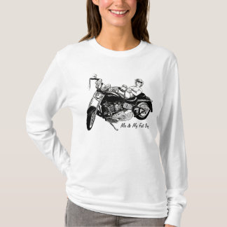 Camiseta Yo y mi muchacho gordo - dibujo