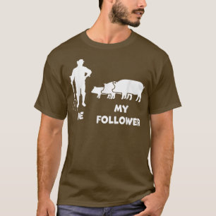 Camiseta Yo Y Mi Seguidor Granjero Granjero De Cerdos