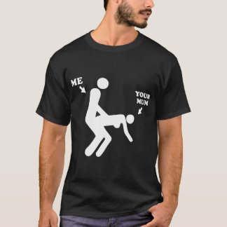 Camiseta Yo y su novela para hombre impresa ofensiva