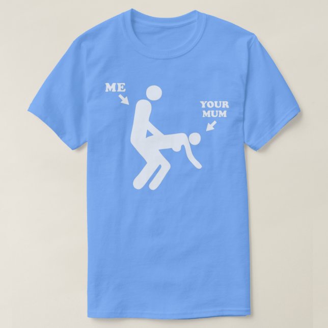 CAMISETA YO Y TU MAMÁ (Diseño del anverso)