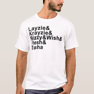 Camiseta Yo y usted y hueso (letras negras)
