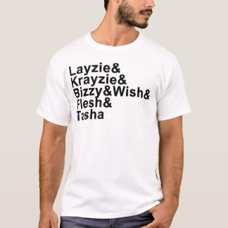 Camiseta Yo y usted y hueso (letras negras)