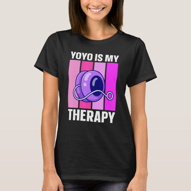 Camiseta Yo Yo es mi retro terapéutico yo (Anverso)