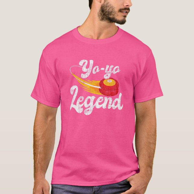Camiseta Yo Yo Legend Yoyo Master Tricks Competition Pasti (Anverso)