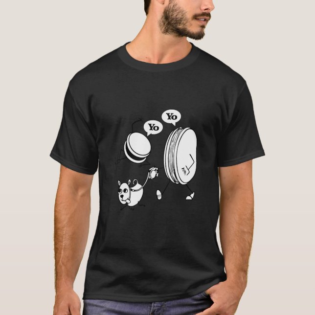 Camiseta Yo Yo Walking The Dog Yoyo Toy Professional (Anverso)