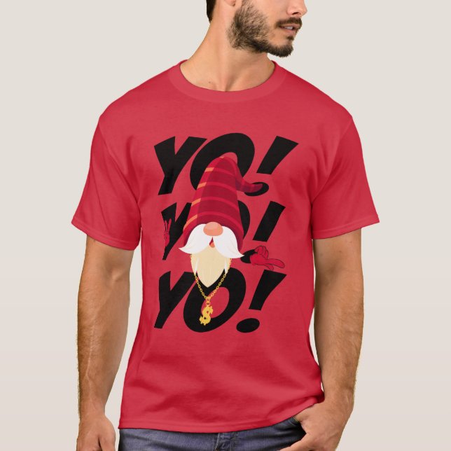 Camiseta Yo Yo Yo amigo Santa (Anverso)