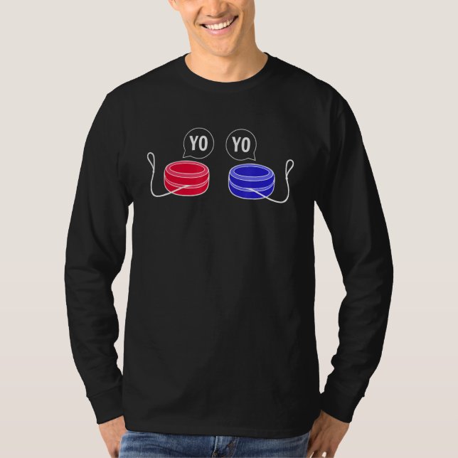 Camiseta Yo Yo Yo Pun Gracioso Chistes Sarcásticos (Anverso)