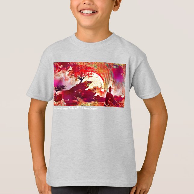 Camiseta Yoake de crisantemo - Artista - Artisans NFT Samur (Anverso)