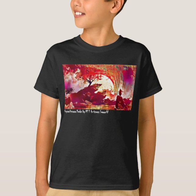 Camiseta Yoake de crisantemo - Artista - Artisans NFT Samur (Anverso)