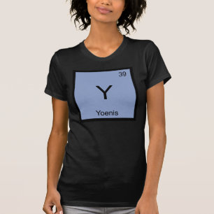 Camiseta Yoenis Nombre Química Elemento Tabla Periódica