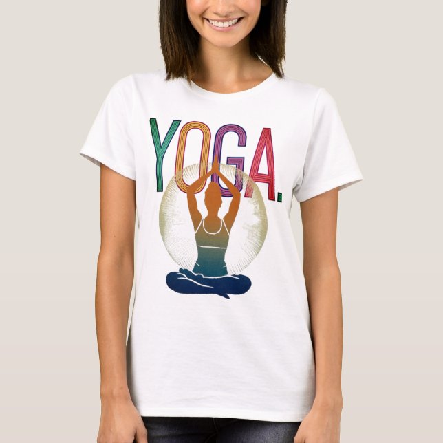 CAMISETA "YOGA". (Anverso)