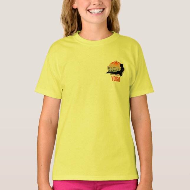 Camiseta Yoga: Abraza el flujo (Anverso)