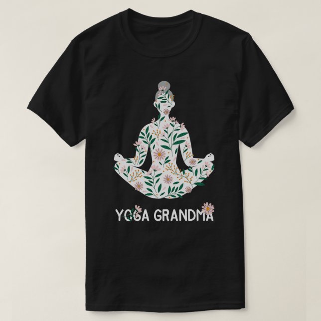 Camiseta Yoga Abuela Meditación Tee Pilates Lover Abuela (Diseño del anverso)