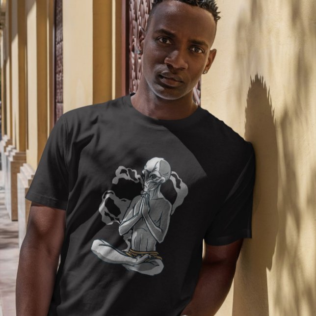 Camiseta Yoga Alien (Subido por el creador)