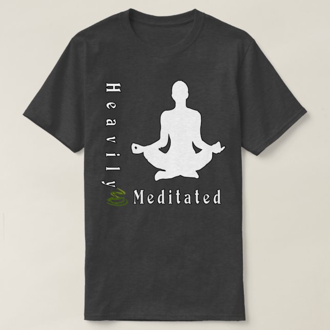 Camiseta Yoga amarillo súper meditado (Diseño del anverso)