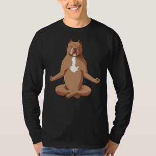 Camiseta Yoga American Pit Bull Terrier Dog