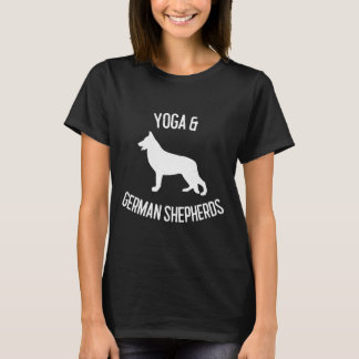 Camiseta Yoga Amp Pastores Alemanes Perros Lover