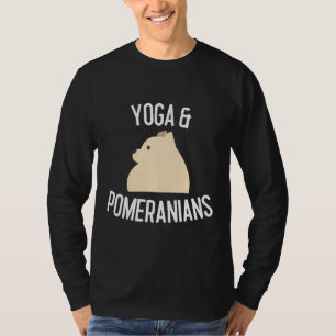 Camiseta Yoga Amp Pomeranians Dog Lover