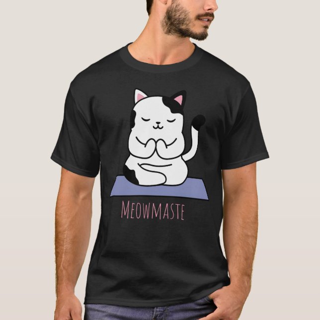 Camiseta Yoga Animal Meowmaste (Anverso)