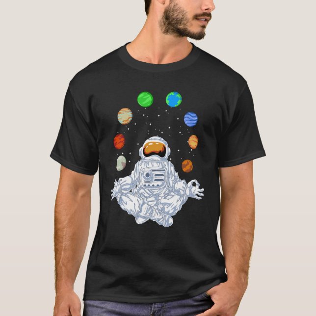 Camiseta Yoga astronauta (Anverso)