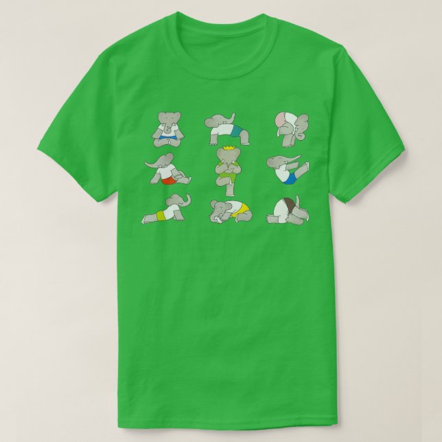 Camiseta Yoga Babar 2 (Diseño del anverso)