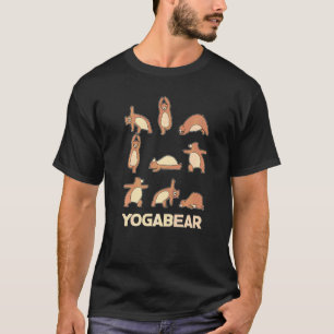 Camiseta Yoga Berries Bear Pose Berry Motive Meditation Acr