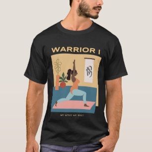 Camiseta Yoga Black Woman Afro Brown Melanin Fitness Teache
