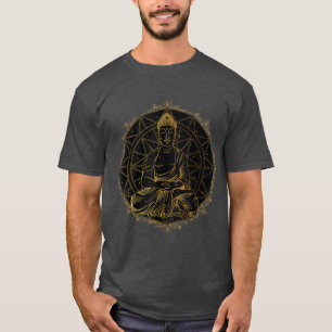 Camiseta Yoga Buda Mandala Diseño para mujeres hombres Man