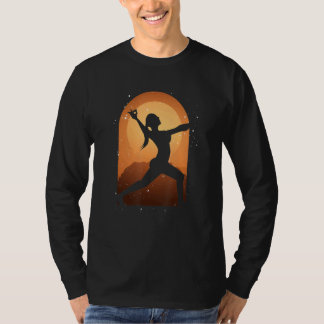 Camiseta Yoga budismo zen Meditación Mujeres Namaste Atarde